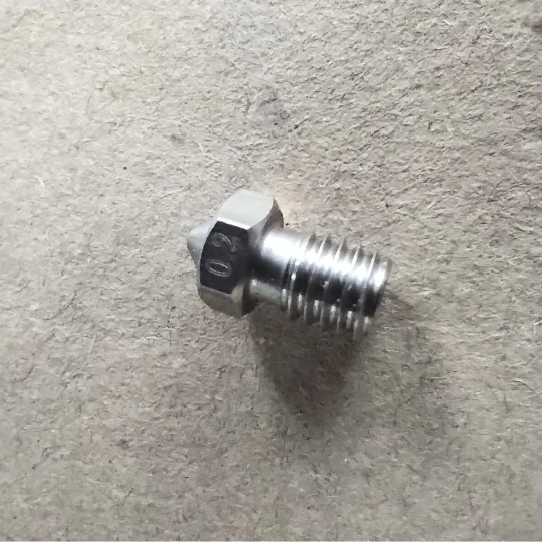 Boquilla E3dv6 1.75mm Acero Inox para impresora 3D