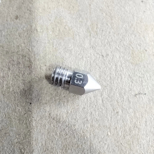 Boquilla MK8 de Acero Inox para impresora 3D