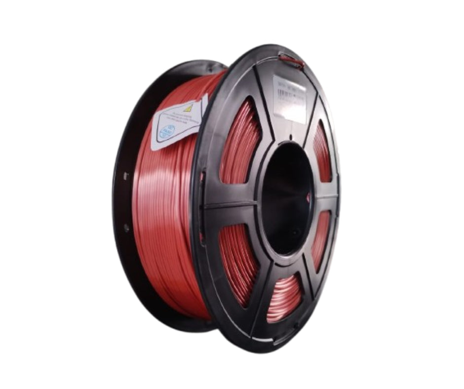 Carrete de 1 kg, Filamento PLA + Silk (Seda) cobre rojizo
