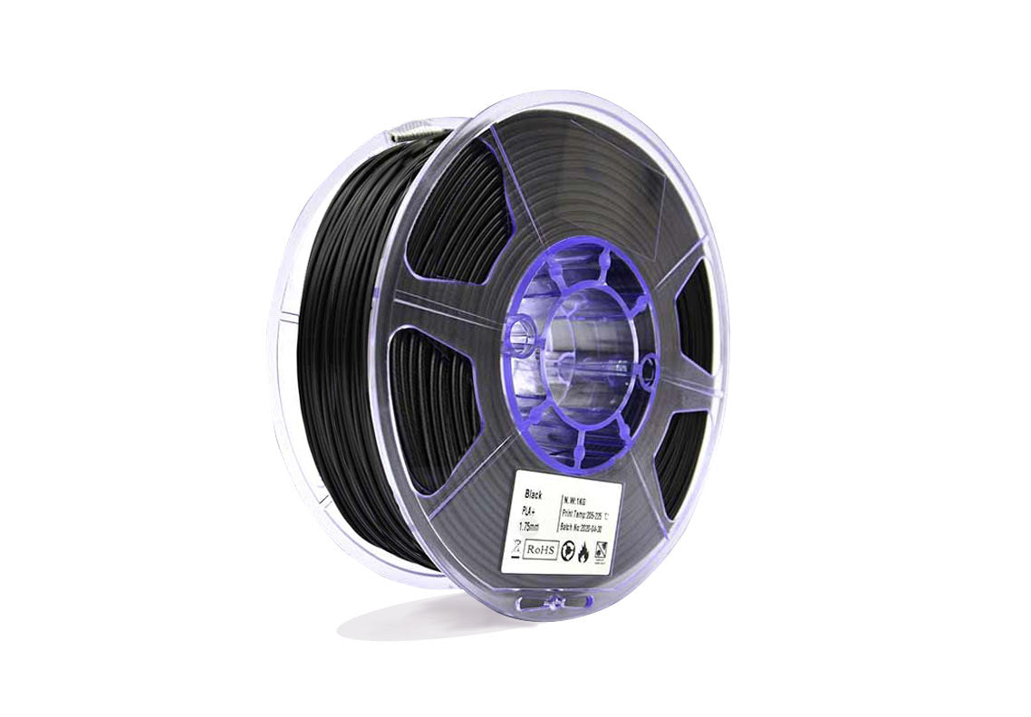 Carrete de filamento PLA marca Color Plus 1kg color Black Phanter.