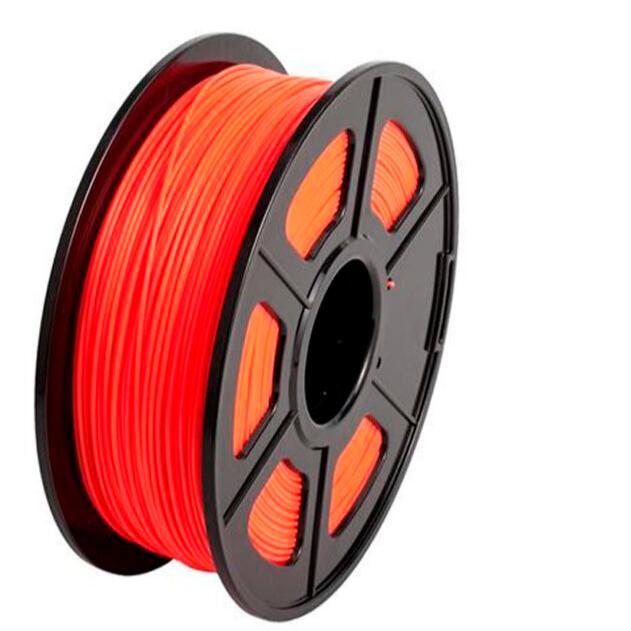 Carrete de filamento PETG marca SUNLU color rojo