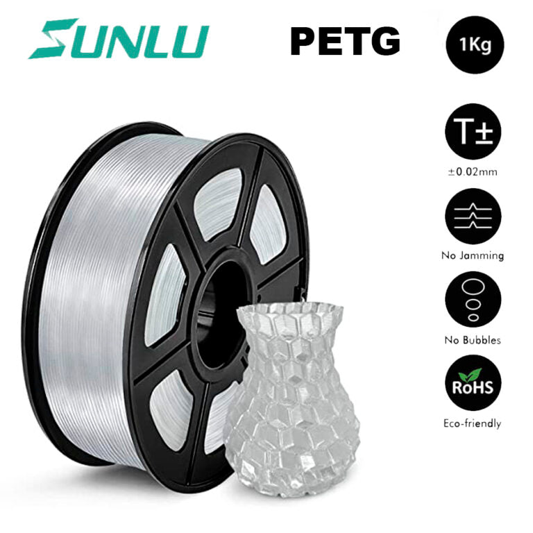 Filamento PETG Sunlu 1.75mm - Material de Impresión 3D de Alta Calidad