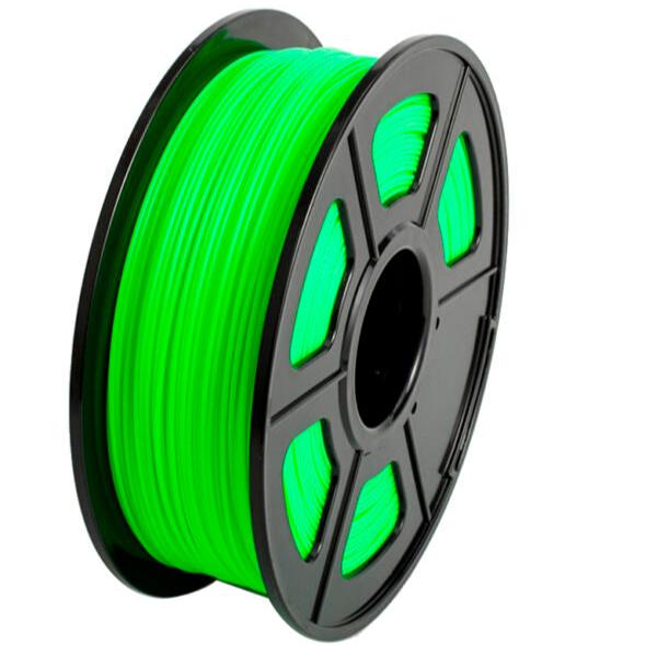 Carrete de filamento PETG marca SUNLU color verde